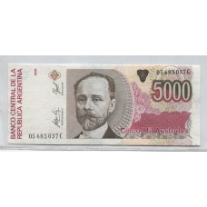 ARGENTINA COL. 722a BILLETE SIN CIRCULAR 5.000 AUSTRALES